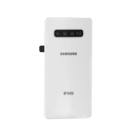 Vitre arrière Samsung Galaxy S10 Plus Duos G975F/DS blanc